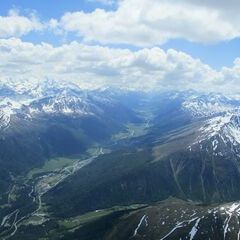 Flugwegposition um 12:49:12: Aufgenommen in der Nähe von Engiadina Bassa/Val Müstair District, Schweiz in 3544 Meter